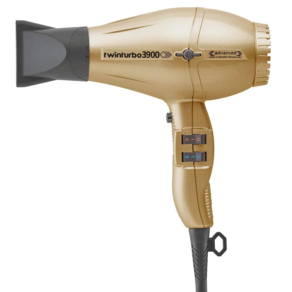 Hair & TwinTurbo Turbo Attachment Hot Items) Ionic Technology 3900 (Bundle and Advanced Ceramic Blow 2 Gold Power Friendly Black Dryer Eco -