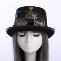 Unisex Hallo Gothic Hat with GRACEART Hats Top Steampunk Goggle Punk