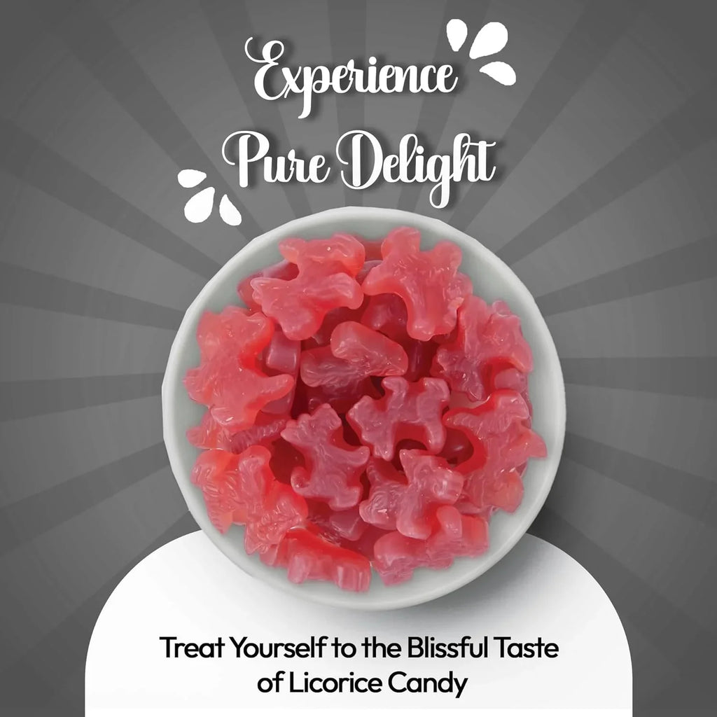 Bulk Candy Licorice - - - Red Red Fashioned 8 Ounce - Lovers Scottie Dogs Licorice - Old Liquorice Candy Sweet For Candy Licorice Australian Candy Licorice Strawberry