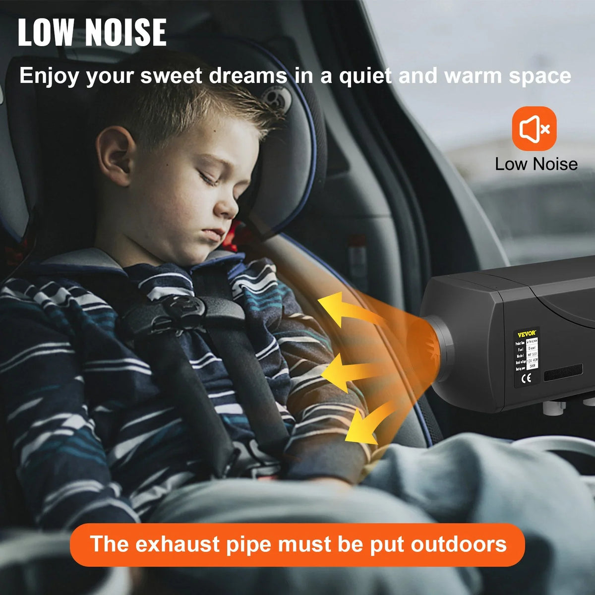 Double Heater LCD VEVOR for 12V 5KW Motorhome with Bus Heater Thermostat Boats Air Diesel RV Mufflers 5KW Diesel Heater and Trailer Diesel Parking