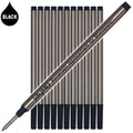 for - Rollerball in - Pen Long Replacement 12 / Measures Refill 4.44 Black 105158 mm Jaymo - Montblanc 113