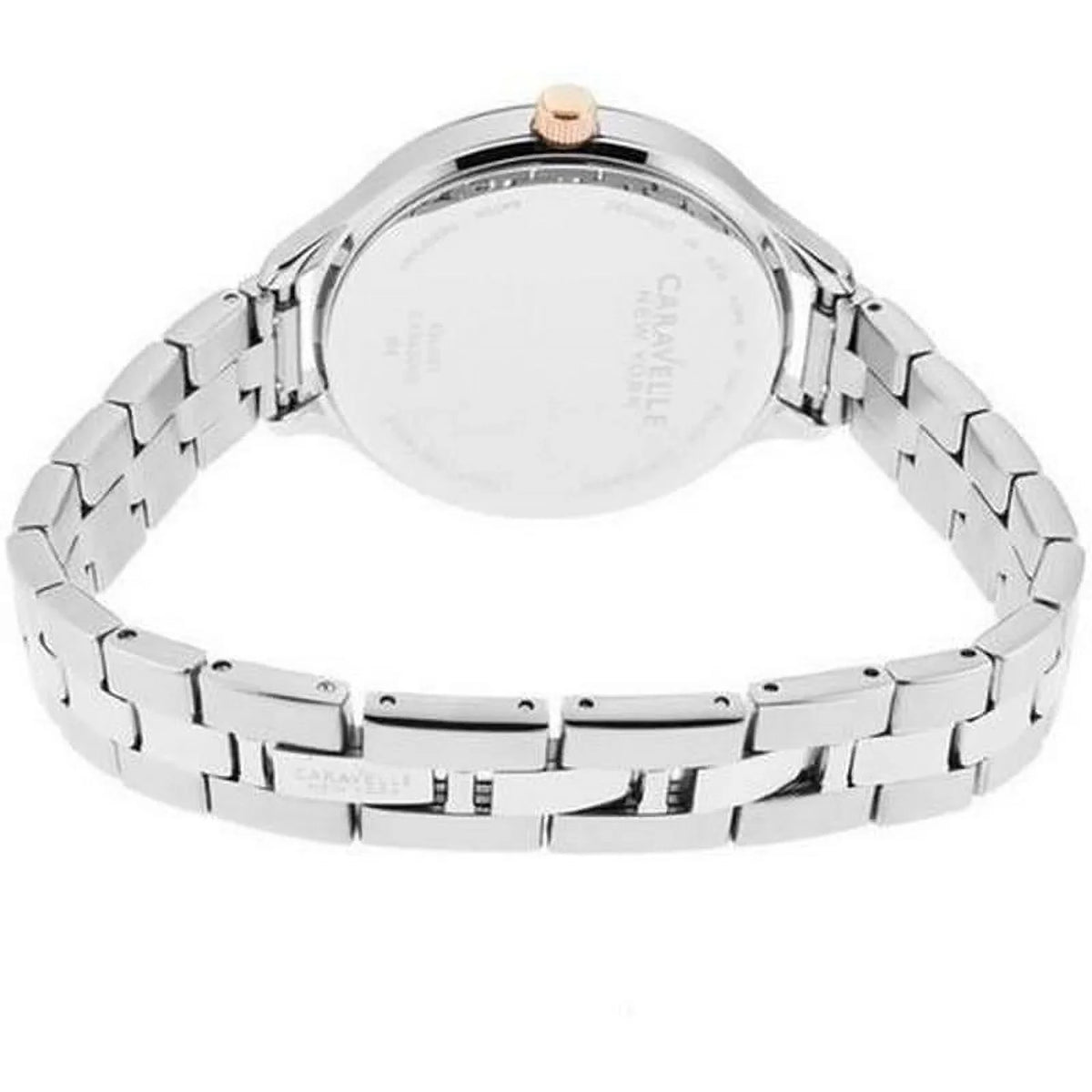 York Watch Steel 45L141 New Stainless Ladies Caravelle