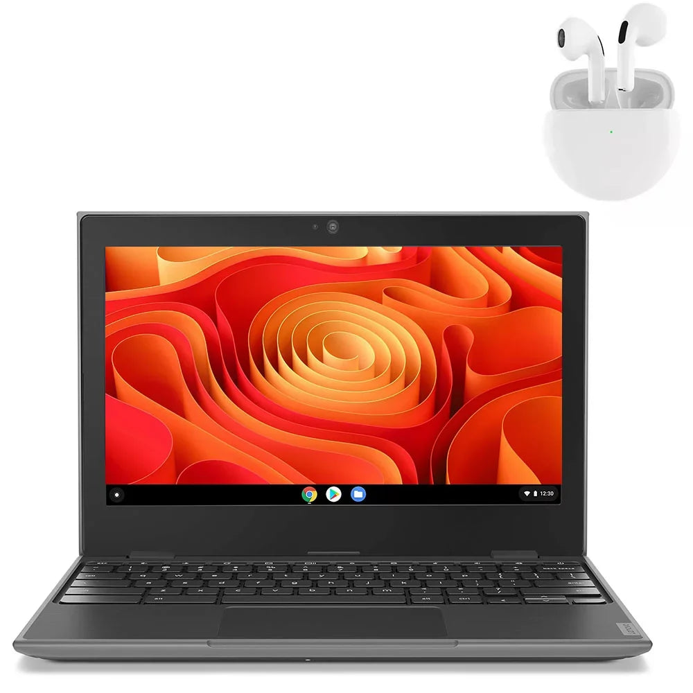 and (scratch PreOwned with 4GB Pro Earbuds 11.6" Windows RAM dent) 64GB Laptop 10 100e Processor SSD Wireless Lenovo