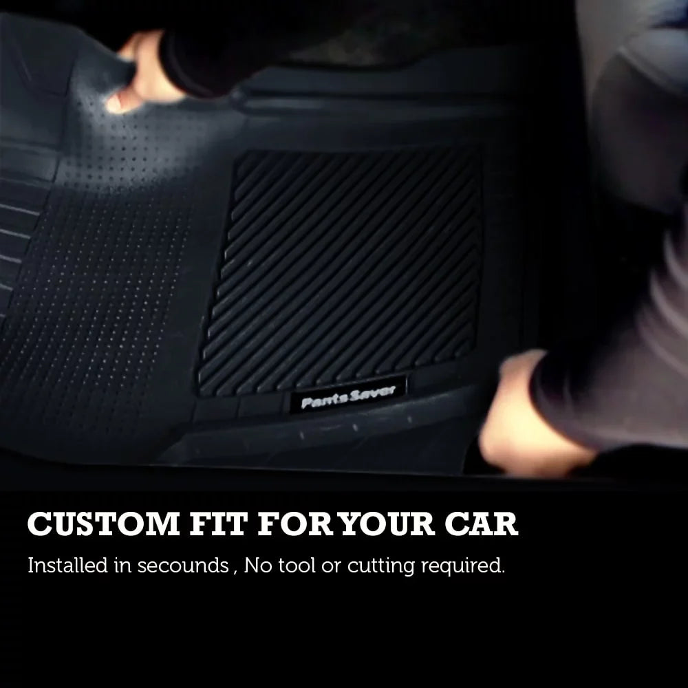 Fit Grand All Van, Custom Dodge for Cars, Duty Weather Floor Trucks, Heavy 2021 SUV, Protection Mats Total Automotive for Caravan Protection Black PantsSaver