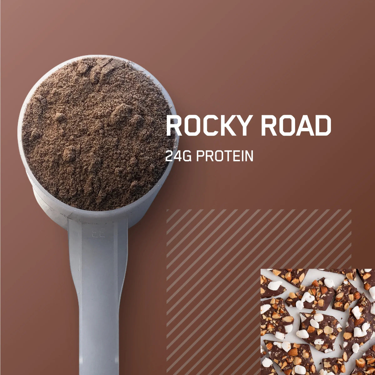 lb, Optimum 72 Gold Rocky Powder, Nutrition, Whey Servings Standard Protein Road, 5 100%