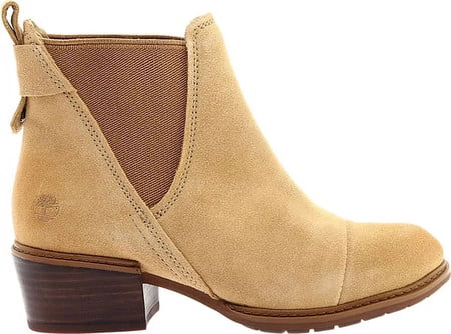 Timberland TB0A1SCT Women Sutherlin Bay HS3151 Boot Double Chelsea Gore (7.5) Beige