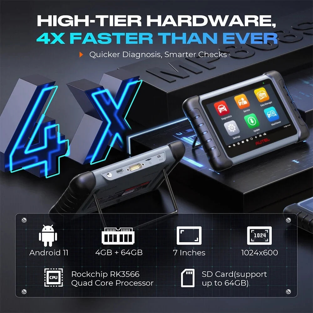 System Car MP808BT/ Active MP808/ Upgraded 36+ Service, ECU MP808S Autel Coding, of MaxiPRO Test, All Diagnostic Tool Scanner Scan MK808 Diagnostics
