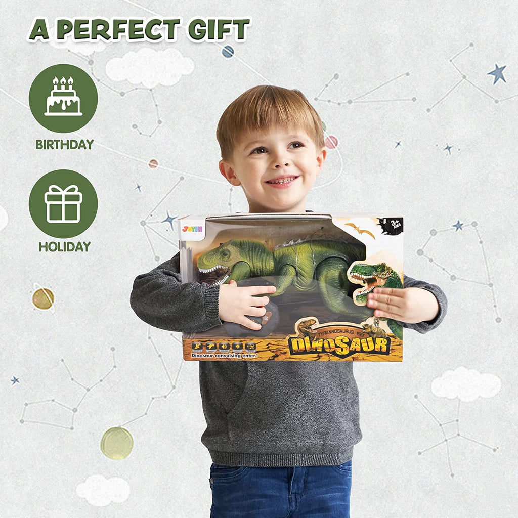 JOYIN T for Dancing Kids Robot Boys Roaring Toy saur Toy Walking Toy,Electronic dinosaur saur dinosaur dinosaur Toy,Birthday Light Rex and for Steam Girls,Green Sound, with and Boys,Big Gift Kids