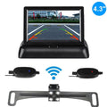 4.3 Car Night View System Vision+ Backup Portable Monitor Camera Rear Wireless HD Parking