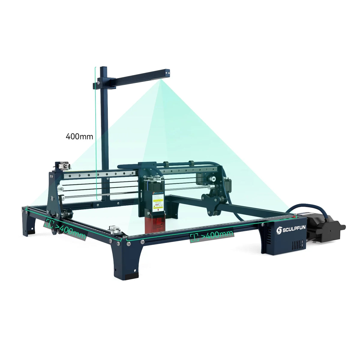Wide-angle 5MP 120° Engravers and Camera Area Sculpfun Working CAM500 400*400mm /S9/S10/S30 series S30 with S6/S6 Lens Suitable SCULPFUN with Compatible win7/win10/win11/mac for Ultra Pixel