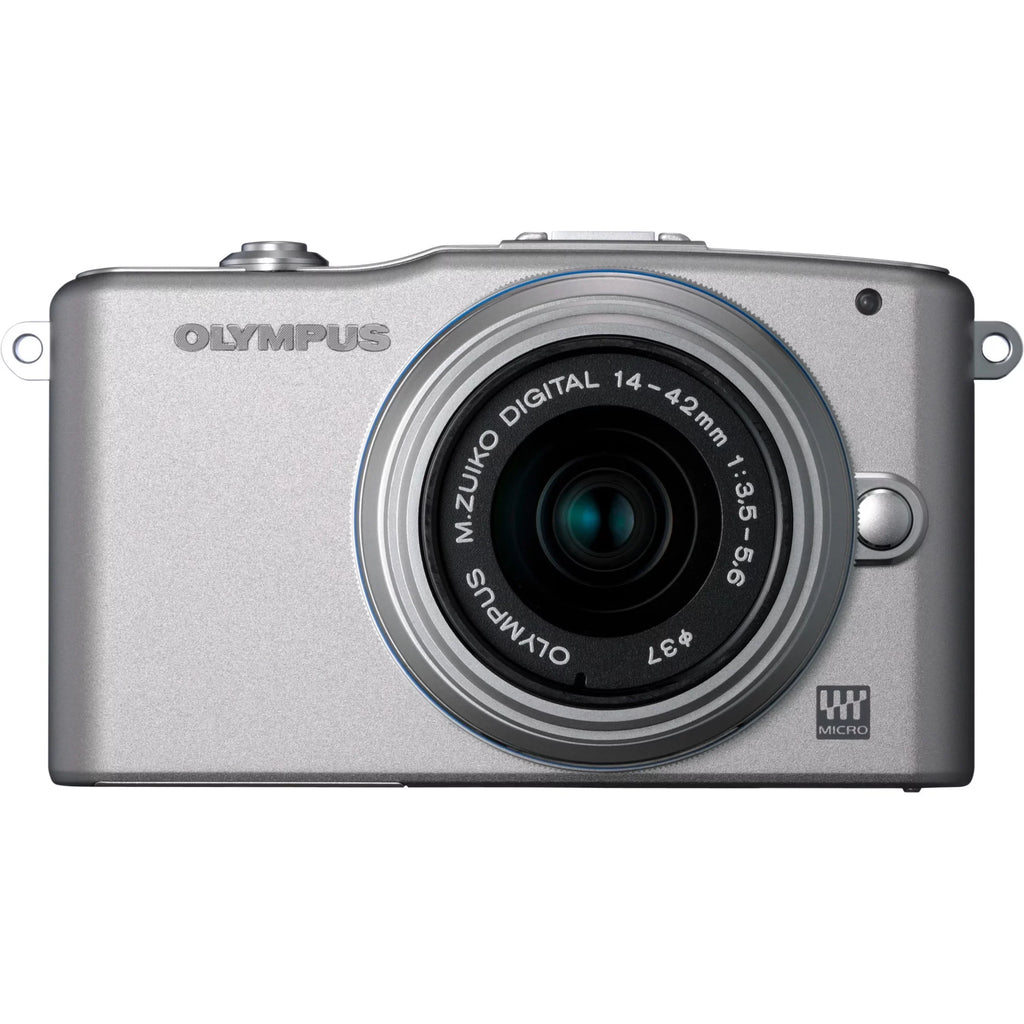 E-PM1 PEN Mirrorless 12.3 with 1.65", Silver 0.55", Olympus Lens, Camera Megapixel