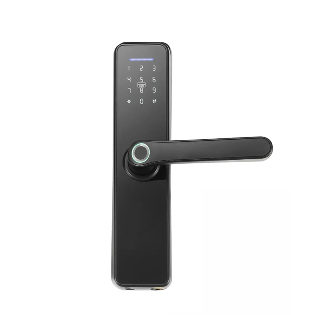 Door Touchscreen & Lock Keypad for Fingerprint Smart Secure WAFU Mechanical Key Office