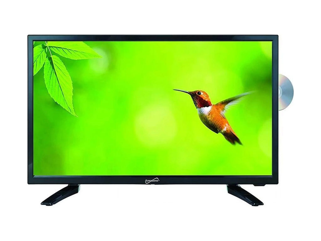12 USB with Card LED HDTV Player Volt 19" ACDC Supersonic SD (SC-1912) Reader DVD HDMI and