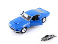 scale 429, 1969 - 24067WBU Mustang Car Car - - Boss Diecast Blue Diecast w/Trailer Model Welly 1/24 Toy