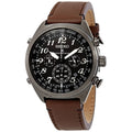 Prospex Radio Men's SSG015 Watch Solar Black Leather Ion Sync Seiko