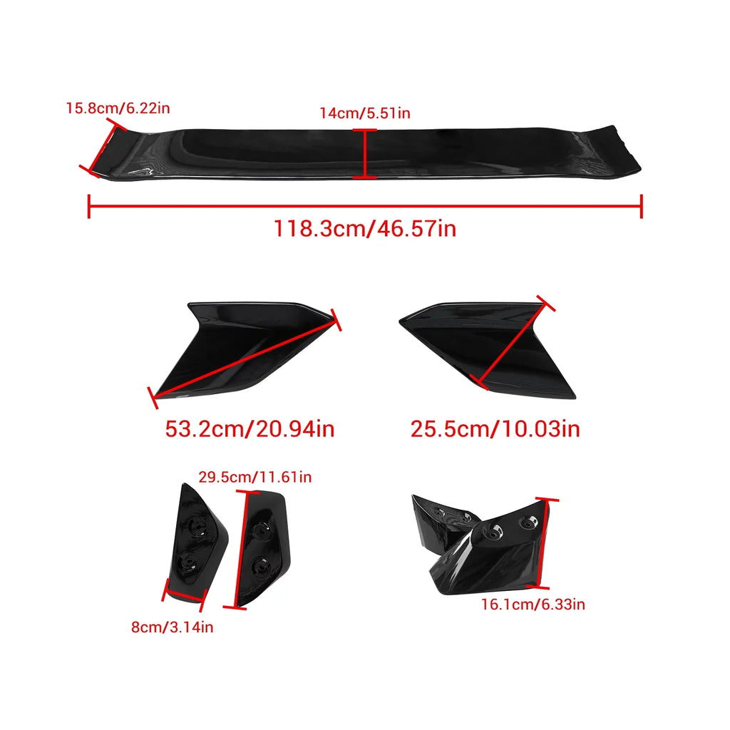 NINTE Trunk Wing Rear Honda Spoiler Spoiler 2022-2024 for Hatchback Civic Tail 11th