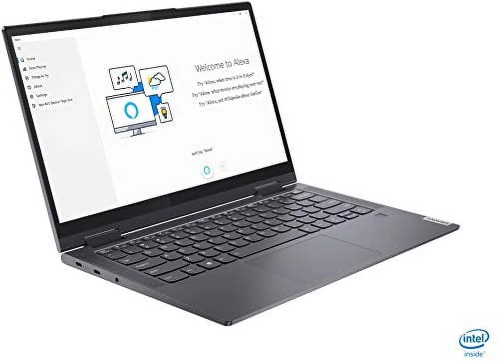 FHD 2-in-1 i7-1165G7 inch Win Core 12GB w/ 2021 Laptop NVMe 14 Pro 512GB Yoga Fingerprint 10 Backlit 7i DDR4 WI-FI SSD Ontrend Graphics LENOVO 11th Iris Xe Touchscreen Keyboard Drive USB EVO 6 32GB