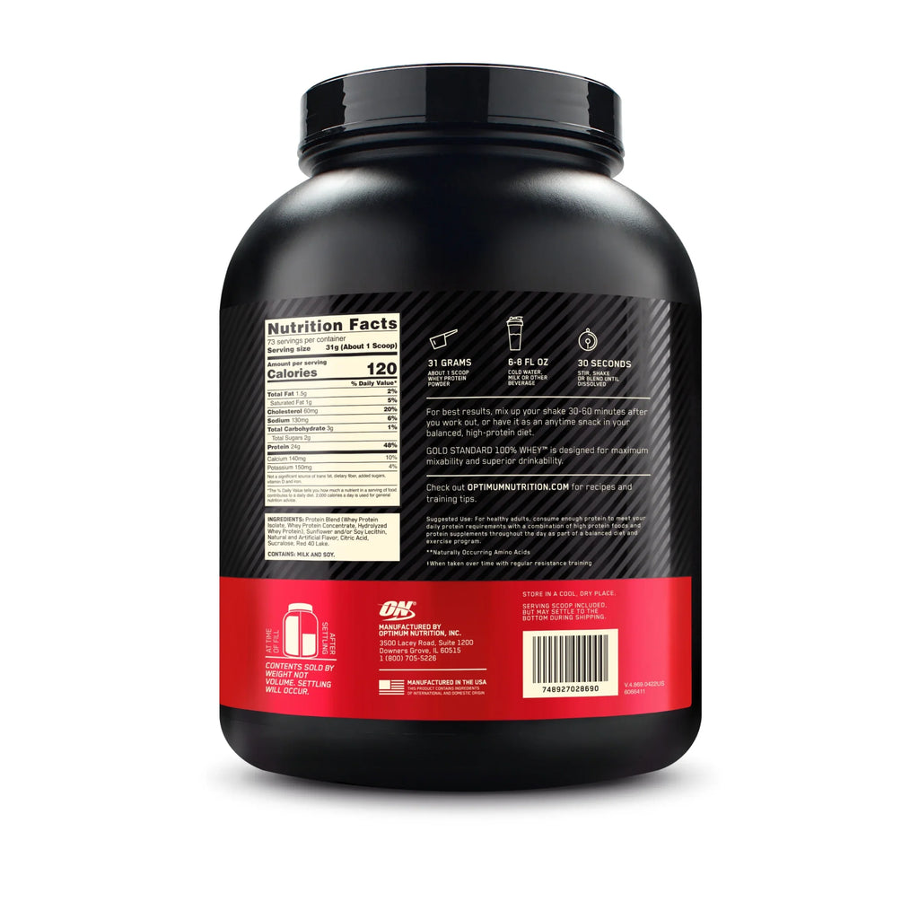 lb, Delicious Standard Protein Servings Nutrition, Gold Strawberry, Optimum Whey 73 100% 5 Powder,
