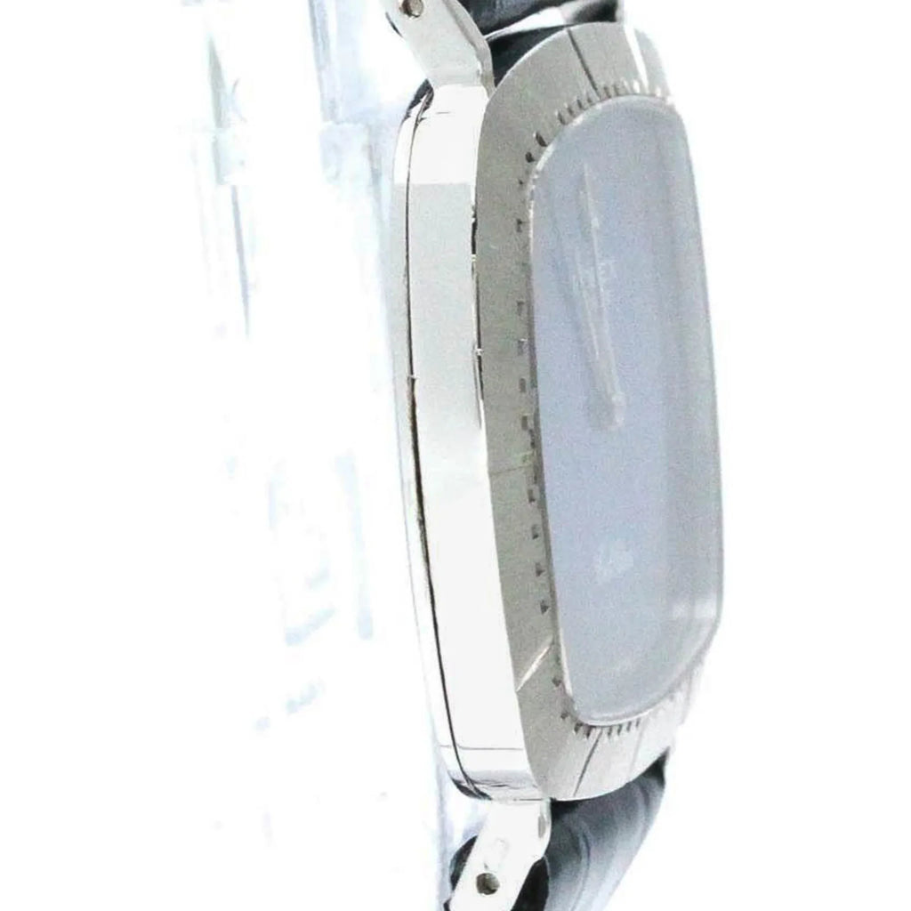 BF567340 Gold White 18K Watch (Good) Vintage Hand-Winding 4084 Mens Pre-Owned Cellini