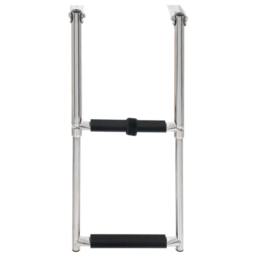 Stainless 2-step Carevas Folding Boarding Steel Ladder
