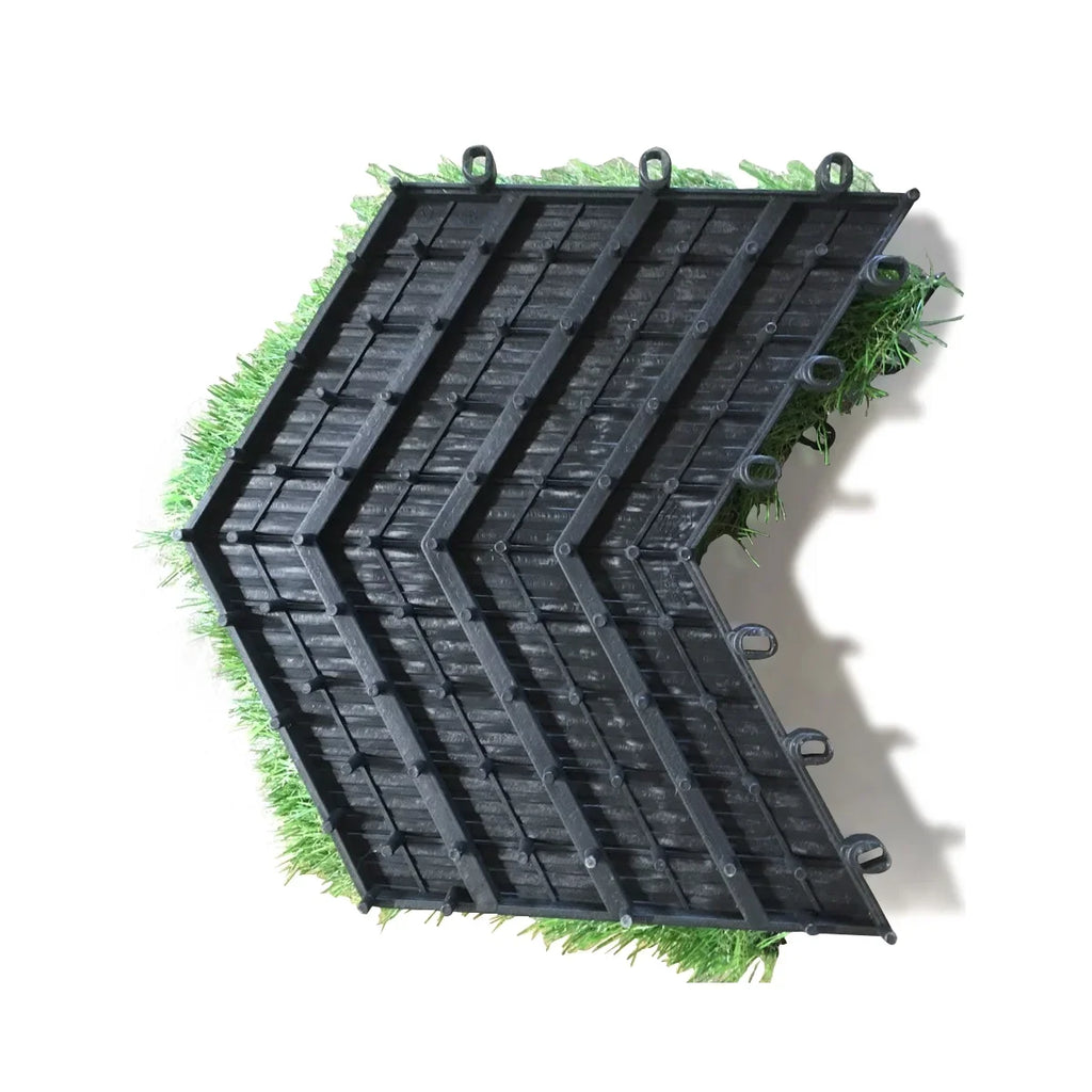 | Grass Table Decor Rubber Cal Snap (Pack Grass Tile for Tiles, Grass 12"x12")Turf Grass 10, Deck Outdoor Tiles Tiles Flooring - Home Fake Floor Patio Interlocking On Balcony Tile of Tiles, Artificial