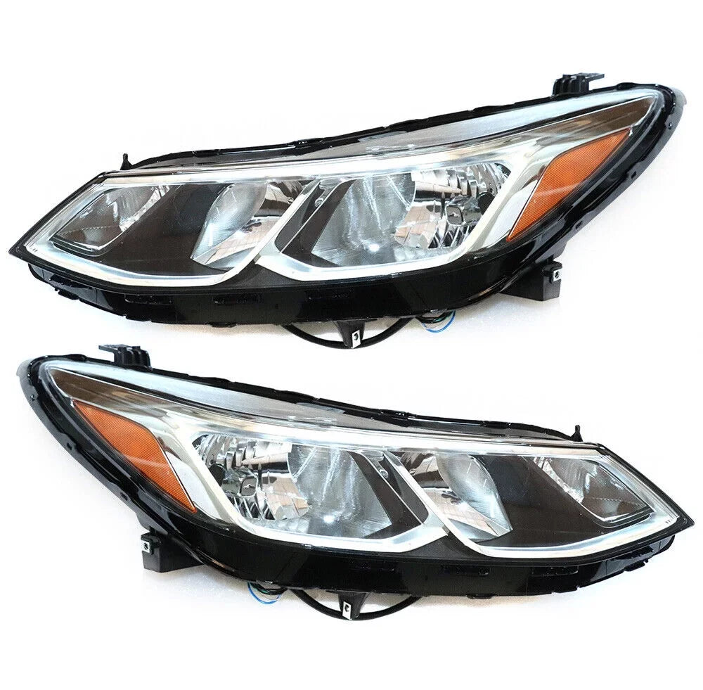 Halogen,Left&Right Cruze Chevrolet for 2016 2019 Headlamp Pair 2018 Headlight 1 2017