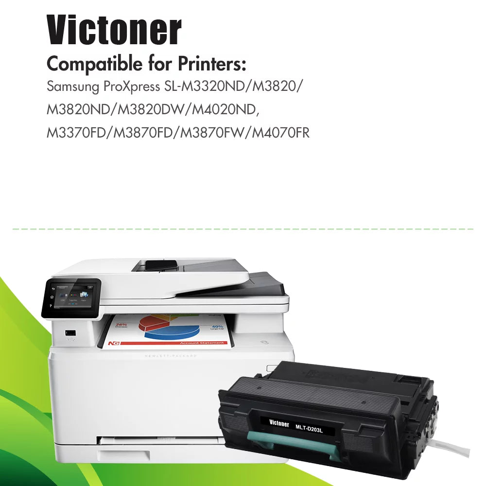 Toner M3820ND Use for MLT-D203L M3820DW Ptiner ProXpress Victoner With Black M3820 3-Pack SL-M3320ND Compatible M4020ND