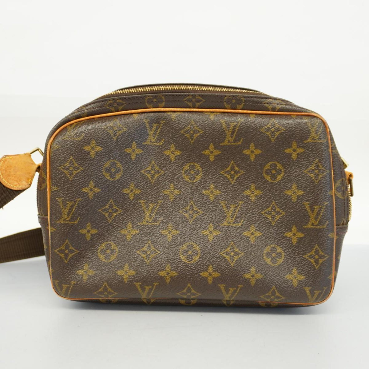 Shoulder M45254 (Good) Pre-Owned Reporter Ladies PM Brown Bag Monogram
