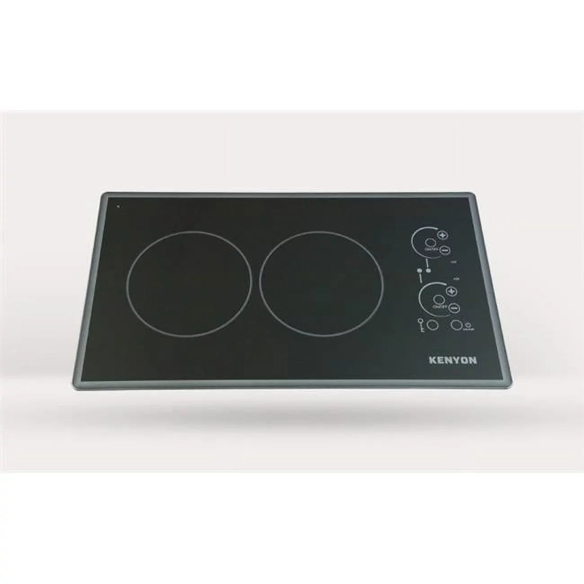 two Q black touch Cortez with .5 control inch Trimline Lite-Touch 240V Cooktop, UL 6 2-burner -