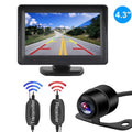 Rear Night Wireless Car 4.3 Camera Vision+ View HD Monitor System Parking Backup
