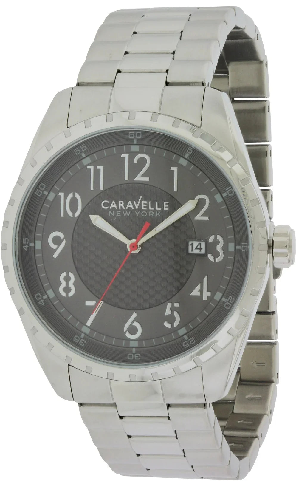 Watch Steel New Caravelle Mens 43B134 York Stainless