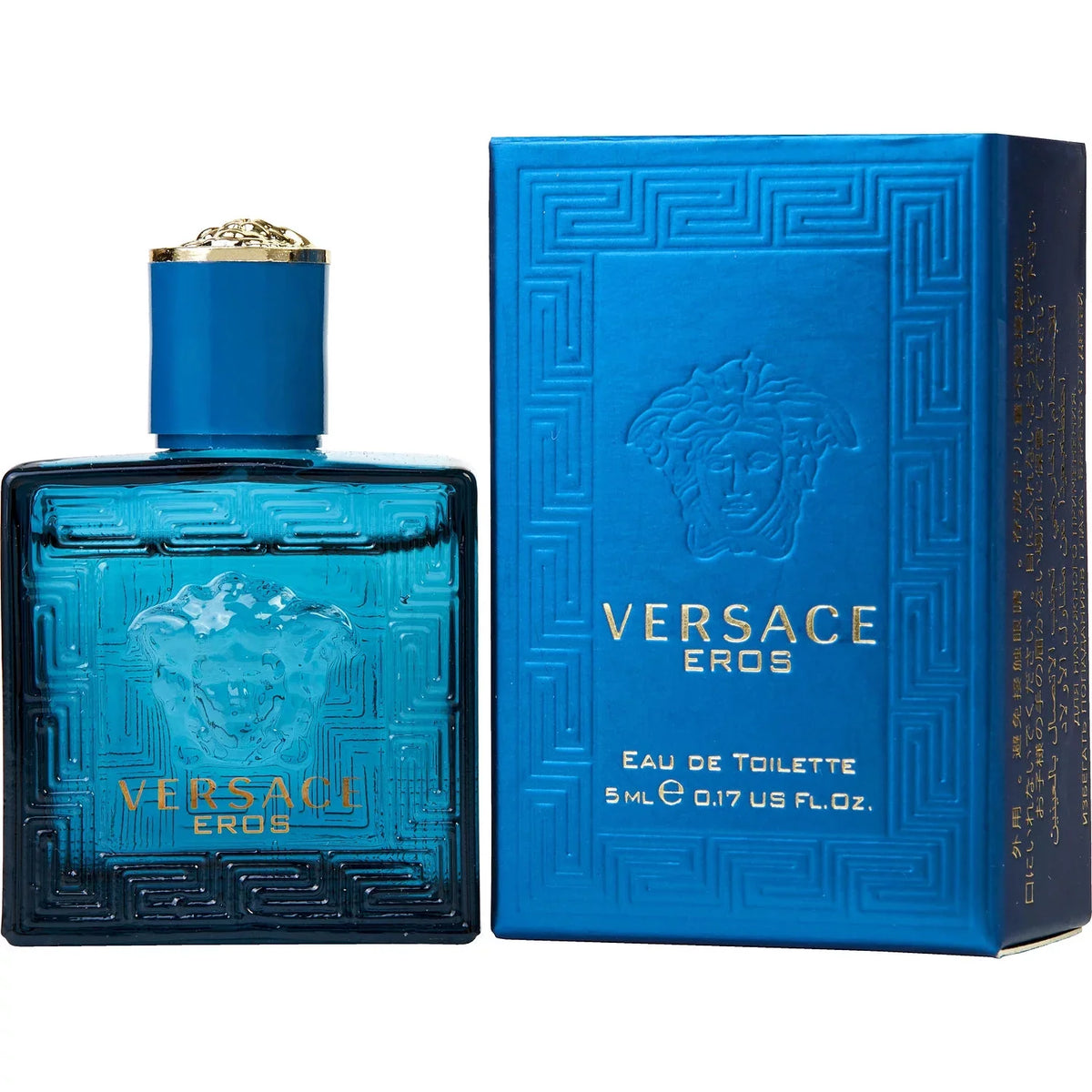 3PK Men 5ml - Eros Kit Dylan Dylan EDT, Versace Femme Blue Turquoise EDT,