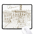 Edge Fontana Rubber Fontana Pad Landmark Rome Stitched Mat di Mousepad Gang Trevi