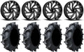 Ranger Polaris 900/1000 / 18" Wheels 35" Fuel Reaction 1000 XP / Tires XP RZR XP PRO Black 628 Interforce