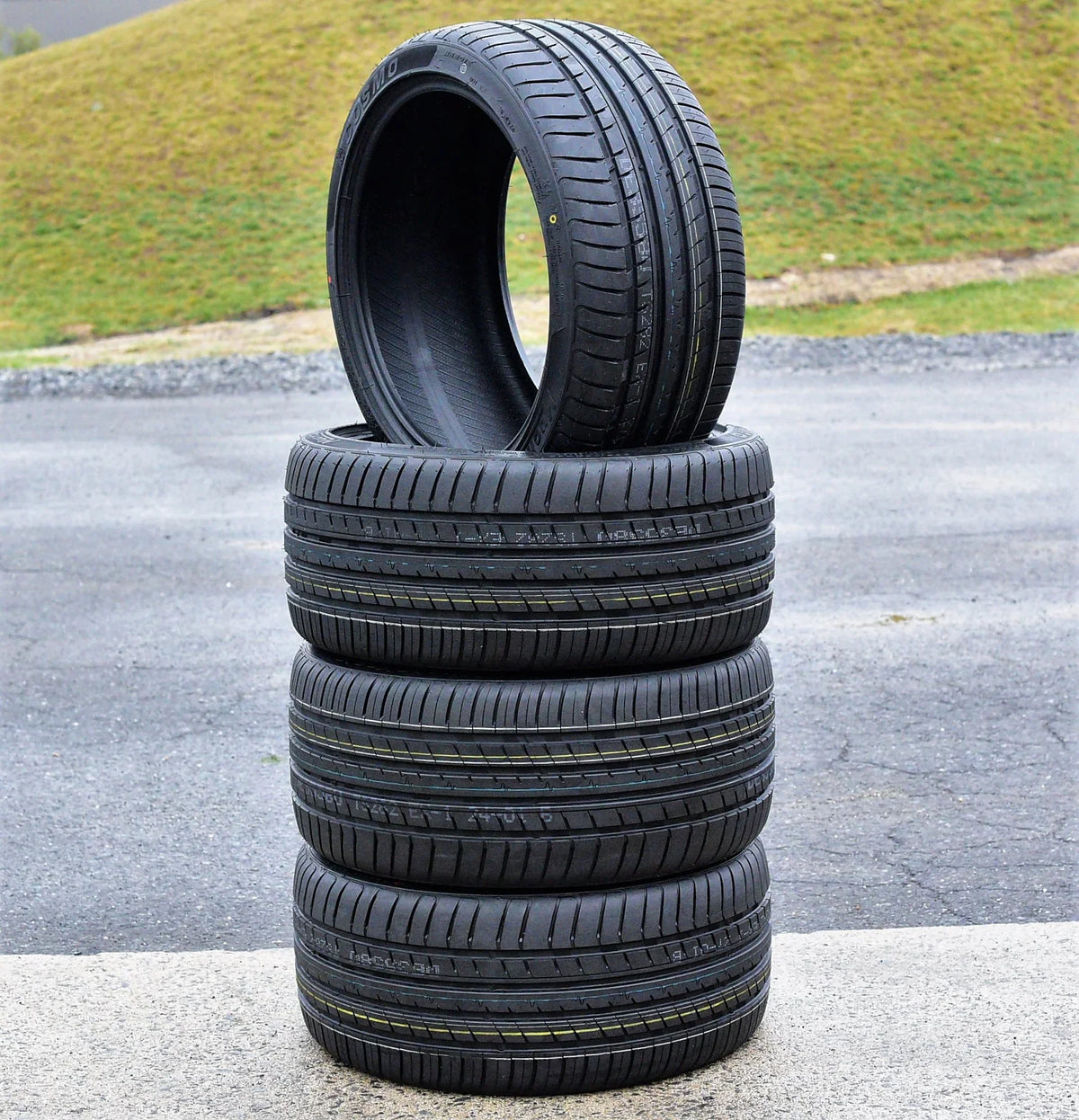 95Y 2017-23 2012-18 Focus Fits: Cosmo 235/40R18 A/S Performance Civic XL Honda 2 MuchoMacho Titanium, Pair Sport 235/40ZR18 Touring of (TWO) Tires