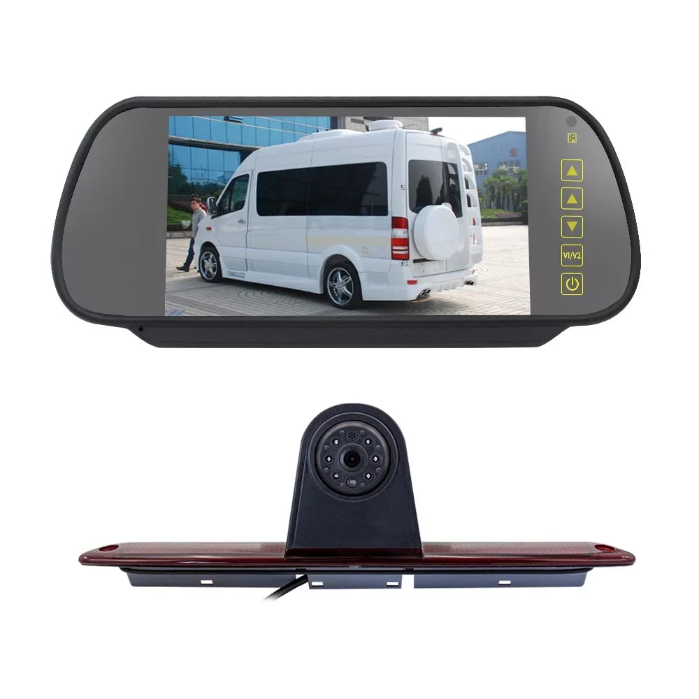 Backup Crafter Gecheer Sprinter/ Parking 7in Monitor) for (with Vans Brake -Benz