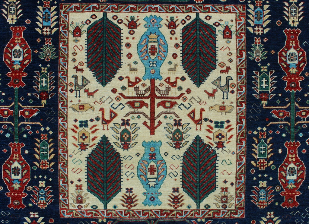 9'2" Aria Darnisha Blue/Red 12'8" Rug, x