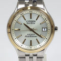 Dial Exceed Eco-Drive Gold CITIZEN EBG74-2792 Pre-Owned Watch (Good) Men's