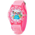 Girls Acrylic Disney Time Watch Princess Teacher Strap Pink