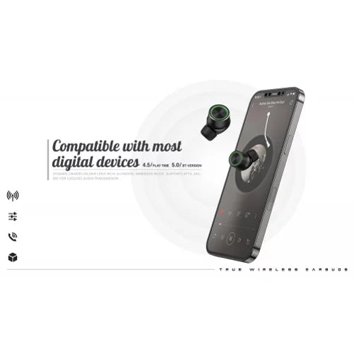 5G PRO Sound Headset REVVL 6 Compatible True - Hi-Fi Headphones With Earphones 5G REVVL Phone Case PRO T-Mobile Hands-free TWS B8Z 6 Charging Earbuds Mic for Stereo Wireless Wireless