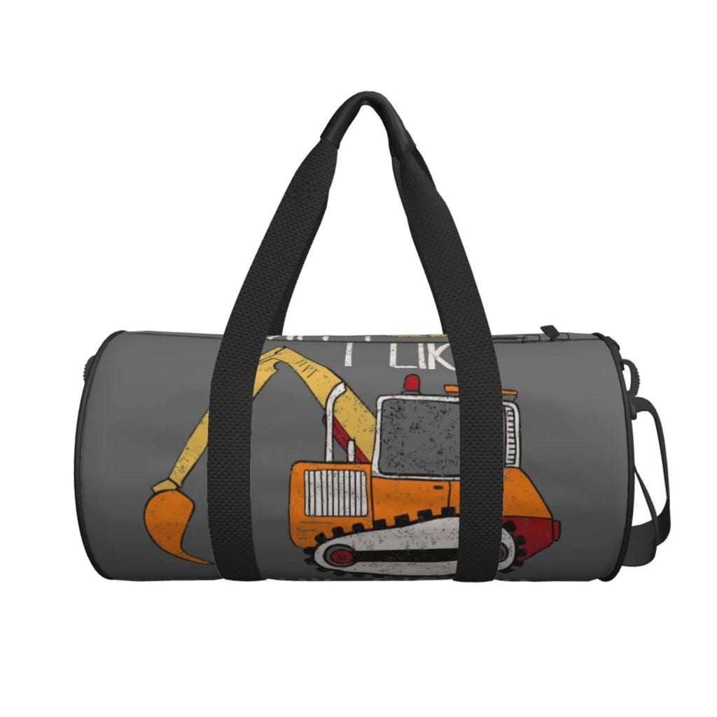 Bag Big Bag Like Sports Gym Digger Waterproof Travel I Luggage Cylinder Large Coaee Capacity and Pocket Compartment with Bag