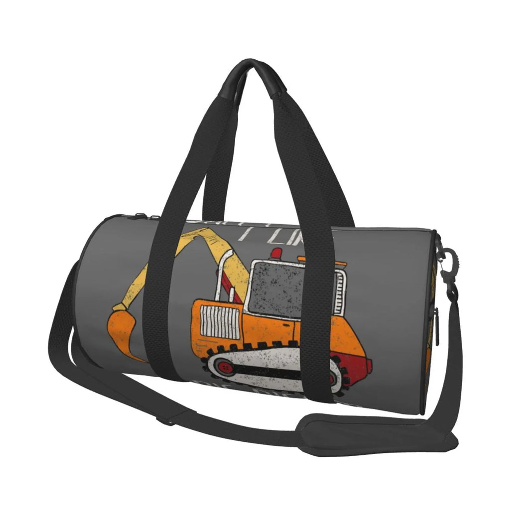 Bag Big Bag Like Sports Gym Digger Waterproof Travel I Luggage Cylinder Large Coaee Capacity and Pocket Compartment with Bag