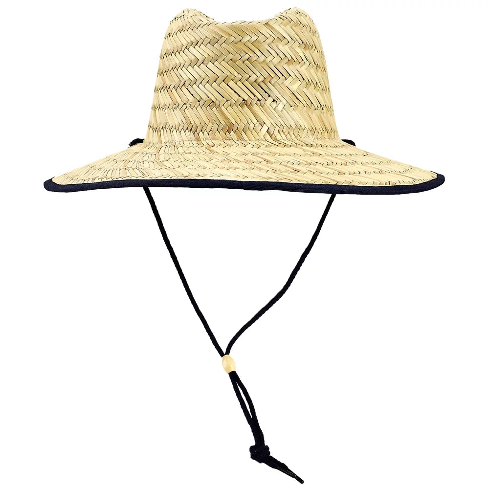 and Woven with Corona Patch Sun Hat Printed brim Under