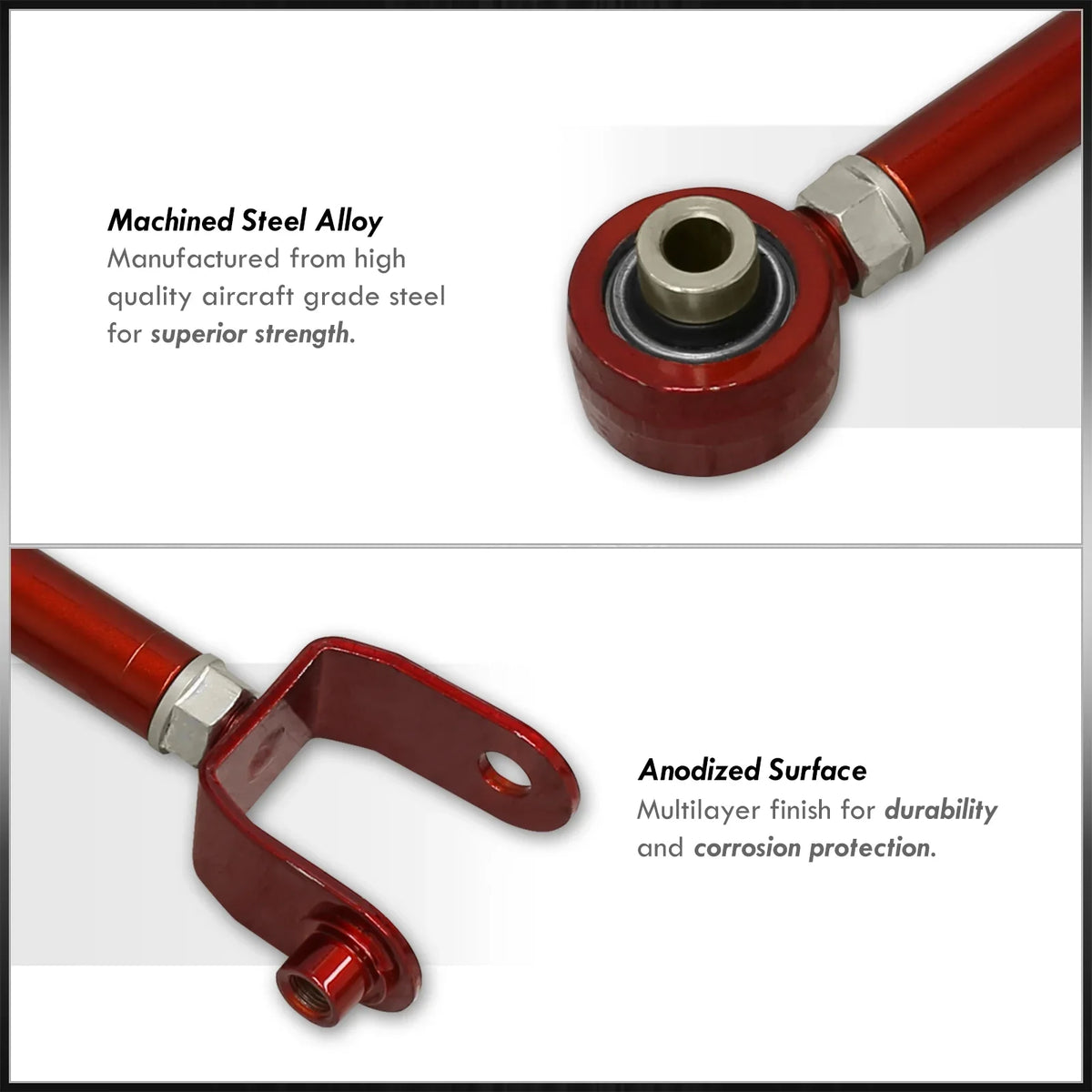 2023 AJP 21 2019 Lower For 22 MX5 Miata Red MX-5 2018 2016 UCA 20 Adjustable Mazda Suspension Control ND 2017 Compatible/Replacement Rear 2021 Arms Distributors 19 17 2022 Camber 16 Set 2020 18 23 Kit
