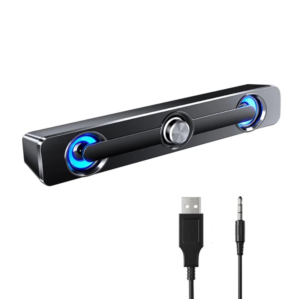 for Speaker Phone Tablet Bass MP4 Surround Computer Bar Laptop Box SADA USB Subwoofer PC MP3 Speaker Wired Sound Stereo Powerful V-111