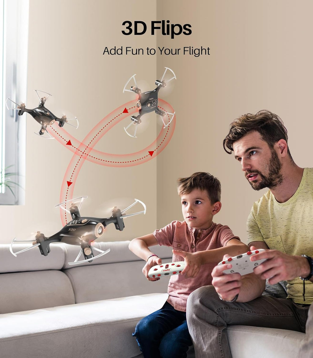 Hold Box Quadcopter SYMA Mini for Gold Nano Open Black, Drone Altitude Kids, - X20 RC