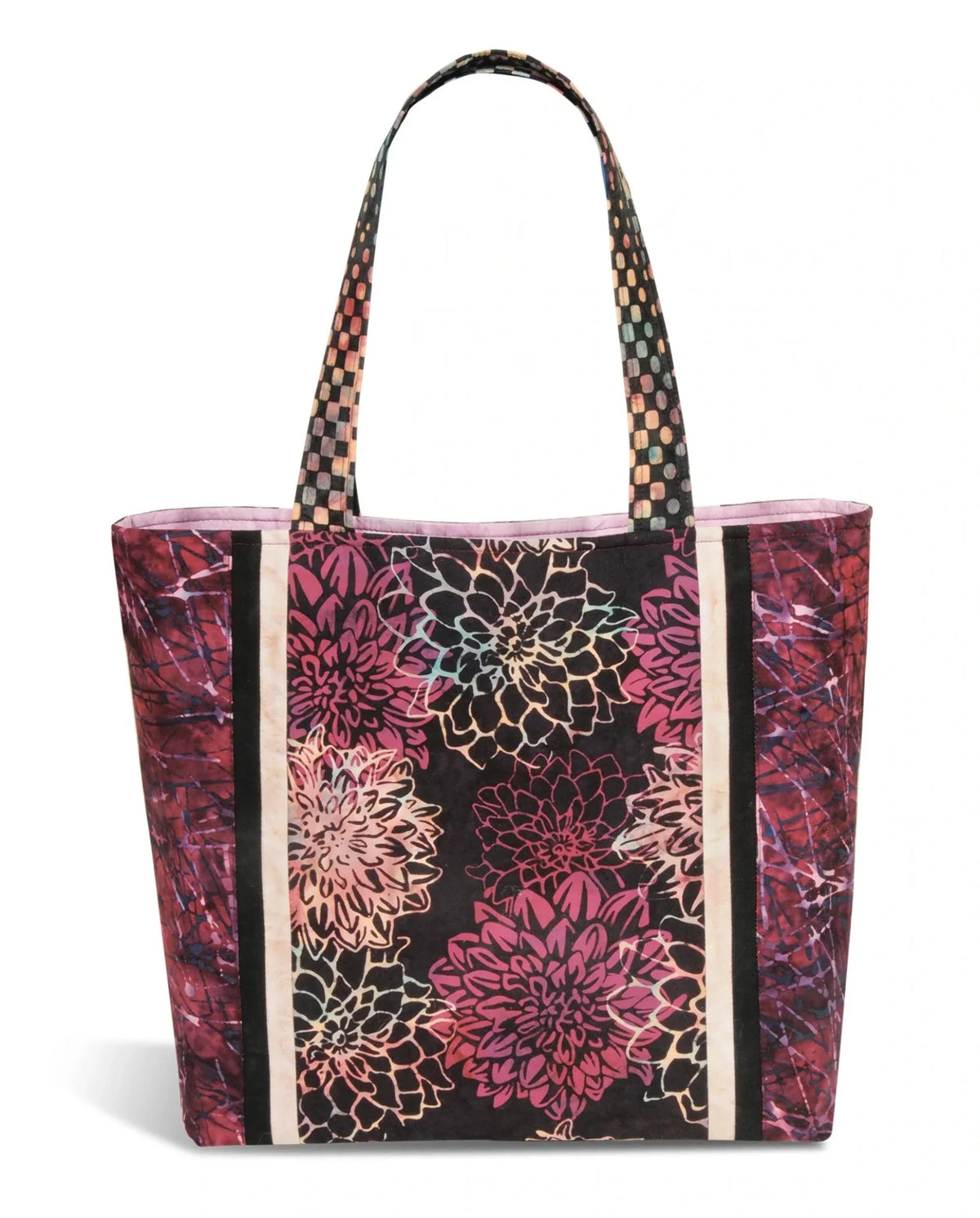 Beach Tote Pink Ptrn Fiji Sand
