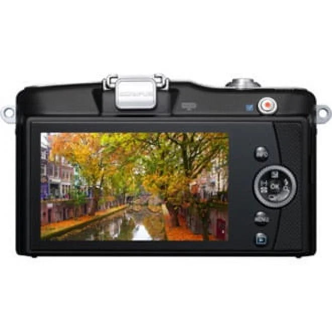 E-PM1 PEN Mirrorless 12.3 with 1.65", Silver 0.55", Olympus Lens, Camera Megapixel