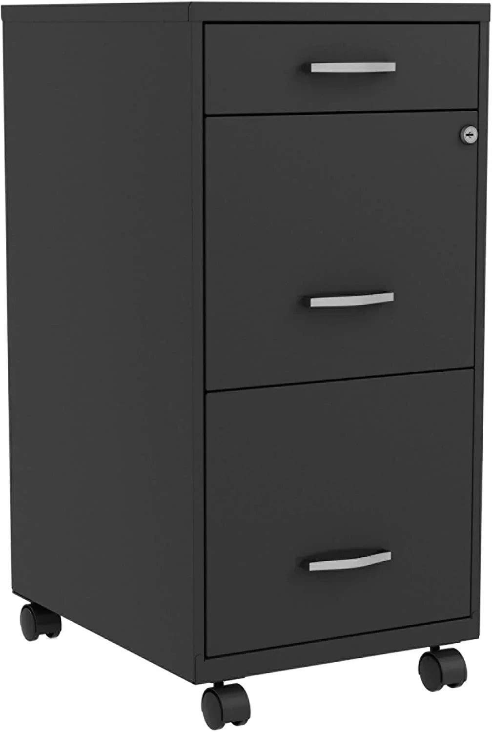 x Cabinet HYHBIBOOM 14.3" Box/File/File x 18" 29.5" LYS File Black 3-Drawer SOHO Mobile