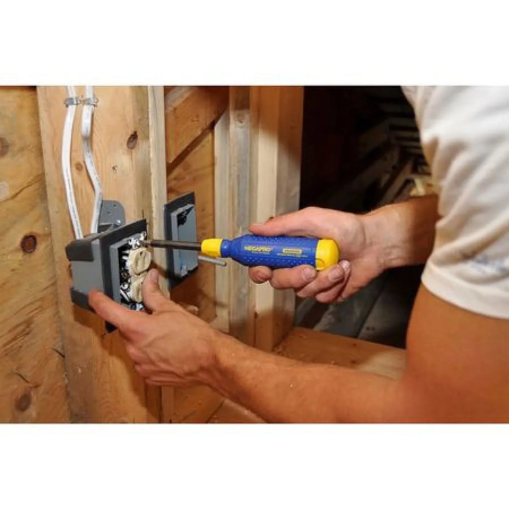 MEGAPRO Screwdriver,15-in-1,8-1/2" Multi-Bit 151NAS-B
